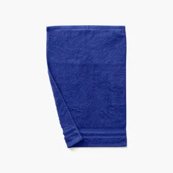 Outlet Serviette invité coton Lola II cobalt Serviettes Invité
