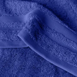 Outlet Serviette invité coton Lola II cobalt Serviettes Invité