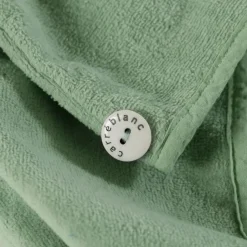 New Serviette pour cheveux en velours de coton biologique Naturelle eucalyptus Femme Coffrets Cadeaux|Accessoires Beauté