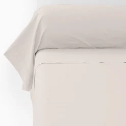 New Taie de traversin percale de coton Neo ficelle Taies De Traversin