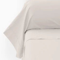 New Taie de traversin percale de coton Neo ficelle Taies De Traversin