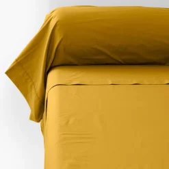 New Taie de traversin percale de coton Neo curry Taies De Traversin