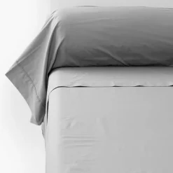 Fashion Taie de traversin percale de coton Neo gris Taies De Traversin
