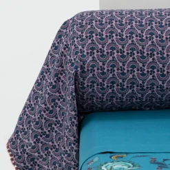 Store Taie de traversin pur coton Bombay Taies De Traversin