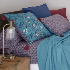 Store Taie de traversin pur coton Bombay Taies De Traversin