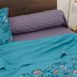 Store Taie de traversin pur coton Bombay Taies De Traversin