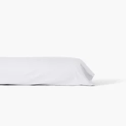 Best Sale Taie de traversin satin de coton unie Prestige blanc Taies De Traversin