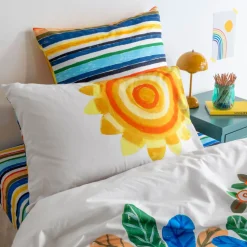 Cheap Taie d'oreiller carrée coton bio Pinata Enfant Linge De Litbio|Taies D'oreiller