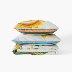 Cheap Taie d'oreiller carrée coton bio Pinata Enfant Linge De Litbio|Taies D'oreiller