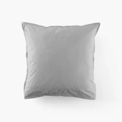 Best Taie d'oreiller carrée coton Neo gris Taies D’oreiller