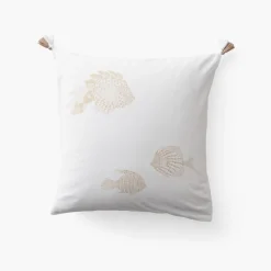 Outlet Taie d'oreiller carrée coton Amorgos Taies D’oreiller