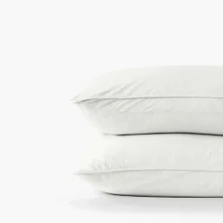 Fashion Taie d'oreiller carrée en pur coton lavé biologique Souffle nuage Taies D’oreiller