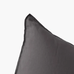 Hot Taie d'oreiller carrée lin lavé Songe charbon Taies D’oreiller