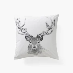 Hot Taie d'oreiller carrée percale de coton Elaphe Enfant Taies D'oreiller|Taies D’oreiller