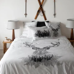 Hot Taie d'oreiller carrée percale de coton Elaphe Enfant Taies D'oreiller|Taies D’oreiller