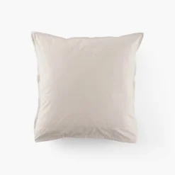 Discount Taie d'oreiller carrée percale de coton Neo ficelle Taies D’oreiller