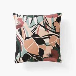 Cheap Taie d'oreiller carrée percale de coton bio Gisèle Taies D’oreiller