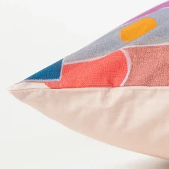 Discount Taie d'oreiller carrée percale de coton Rosangela Taies D’oreiller