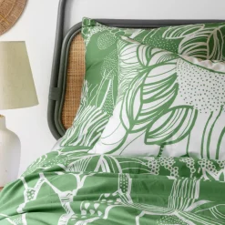 Best Sale Taie d'oreiller carrée percale de coton bio Canopée Taies D’oreiller