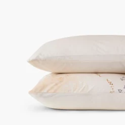 New Taie d'oreiller carrée percale de coton Bloomart Taies D’oreiller