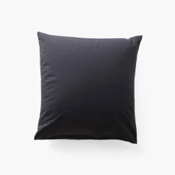Flash Sale Taie d'oreiller carrée percale de coton Neo anthracite géométrique Taies D’oreiller