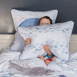 Discount Taie d'oreiller carrée pur coton Océanos Enfant Taies D'oreiller