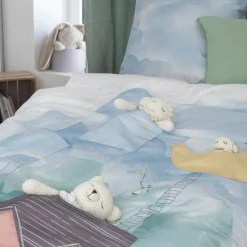 Discount Taie d'oreiller carrée pur coton Skog Enfant Taies D'oreiller