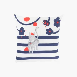 Discount Taie d'oreiller carrée réversible coton biologique Ptitchic chat Enfant Linge De Litbio|Taies D'oreiller