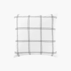 Store Taie d'oreiller carrée réversible percale de coton Grizzli Enfant Taies D'oreiller|Taies D’oreiller