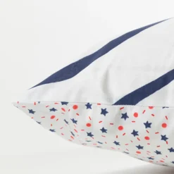 Online Taie d'oreiller carrée réversible coton biologique Ptitchic renard Enfant Linge De Litbio|Taies D'oreiller