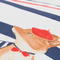 Online Taie d'oreiller carrée réversible coton biologique Ptitchic renard Enfant Linge De Litbio|Taies D'oreiller