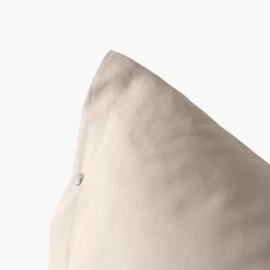 Best Sale Taie d'oreiller carrée satin de coton lavé bio Quartz dune Femme Coffrets Cadeaux|Taies D’oreiller