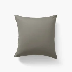 Sale Taie d'oreiller carrée satin de coton lavé biologique Quartz jade Taies D’oreiller