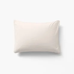 Cheap Taie d'oreiller rectangulaire pur coton lavé biologique Souffle vanille Taies D’oreiller