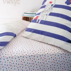 Discount Taie d'oreiller rectangulaire réversible coton biologique Ptitchic chat Enfant Linge De Litbio|Taies D'oreiller