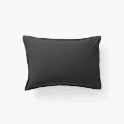 Flash Sale Taie d'oreiller rectangulaire coton Neo anthracite Taies D’oreiller