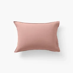 Outlet Taie d'oreiller rectangulaire lin lavé Songe rose cendré Taies D’oreiller