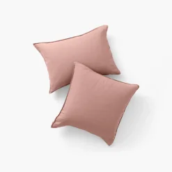 Outlet Taie d'oreiller rectangulaire lin lavé Songe rose cendré Taies D’oreiller