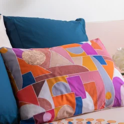 Flash Sale Taie d'oreiller rectangulaire percale de coton Rosangela Taies D’oreiller