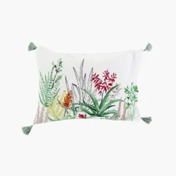 Cheap Taie d'oreiller rectangulaire coton et lin Aloevera Taies D’oreiller