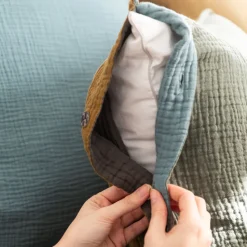 Flash Sale Taie d'oreiller rectangulaire gaze de coton 4-en-1 Infini Femme Coffrets Cadeaux|Coffrets Cadeaux