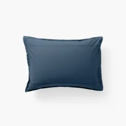 Flash Sale Taie d'oreiller rectangulaire coton Neo bleu prusse Taies D’oreiller