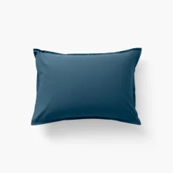 Flash Sale Taie d'oreiller rectangulaire coton Neo bleu prusse Taies D’oreiller