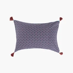 Fashion Taie d'oreiller rectangulaire réversible coton et lin Bombay Taies D’oreiller