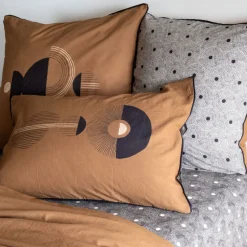 Discount Taie d'oreiller rectangulaire lin et coton lavé Eclipse Taies D’oreiller