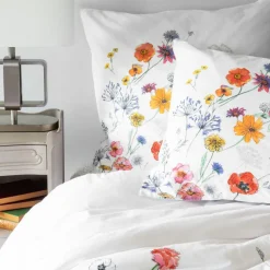 Store Taie d'oreiller rectangulaire percale de coton Eloges Taies D’oreiller