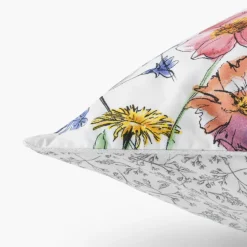 Store Taie d'oreiller rectangulaire percale de coton Eloges Taies D’oreiller