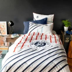 Outlet Taie d'oreiller rectangulaire percale de coton Roland-Garros 2023 Taies D’oreiller