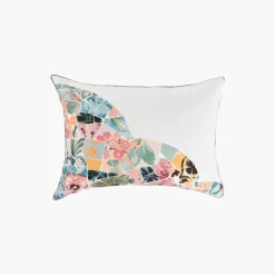 Flash Sale Taie d'oreiller rectangulaire réversible percale de coton Azulejos Taies D’oreiller