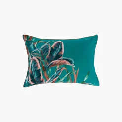 Fashion Taie d'oreiller rectangulaire réversible percale de coton Calathéa Taies D’oreiller